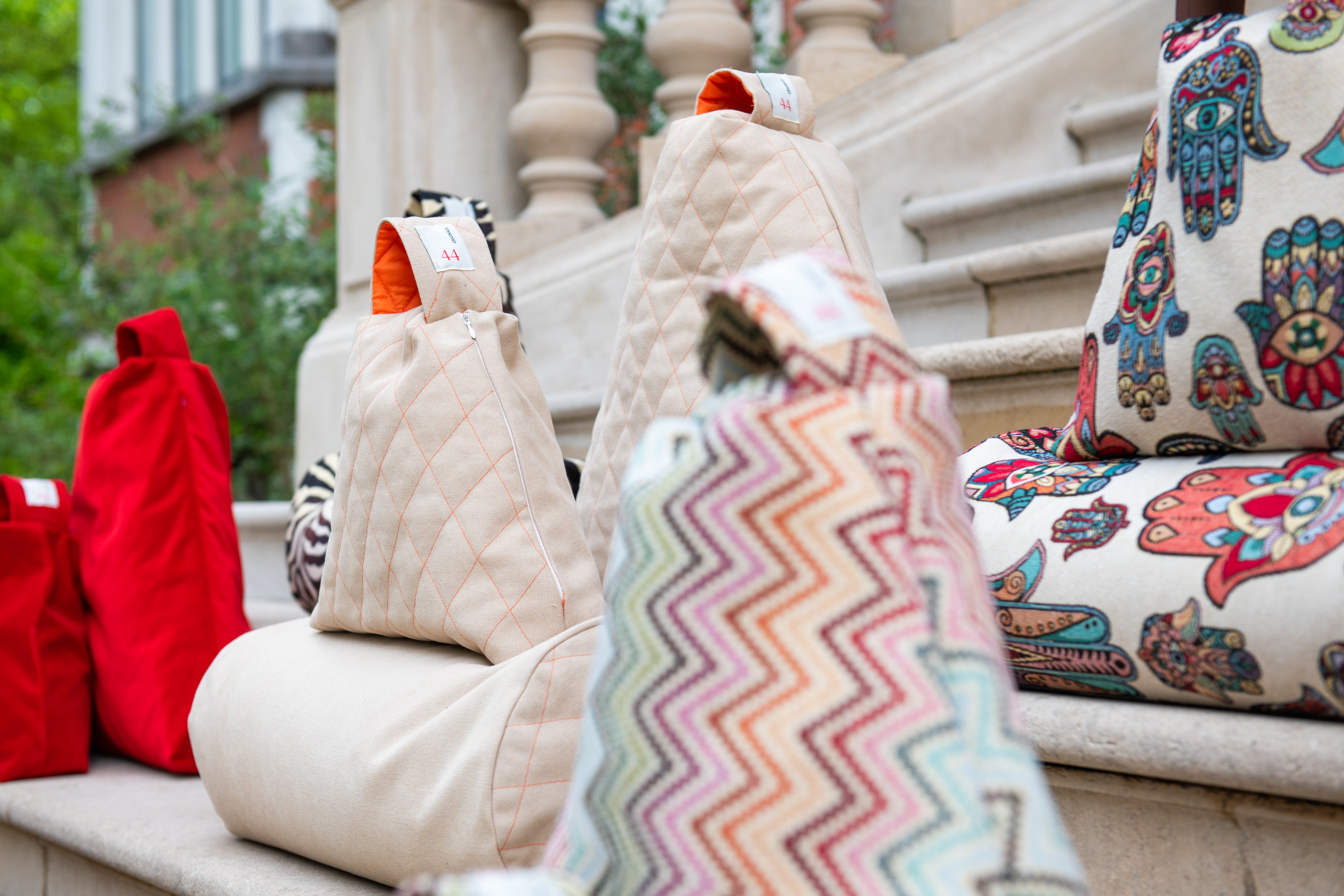 44 Meditaion cushion small 44 Zigzag